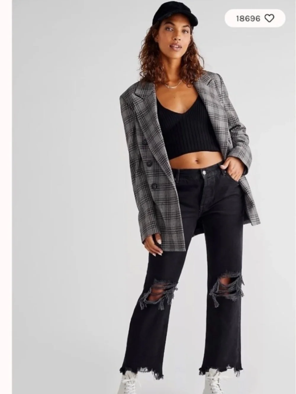 Free People Maggie Mid-Rise Straight-Leg Jeans